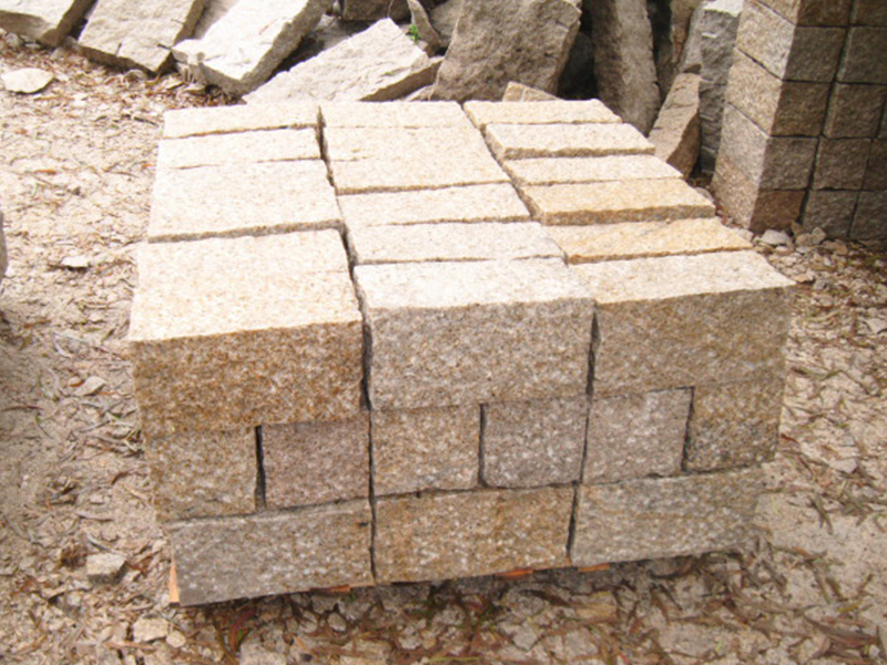 G682 Yellow Granite Exterior Wall Stone-1