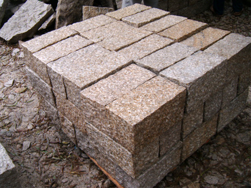 G682 Yellow Granite Exterior Wall Stone-2