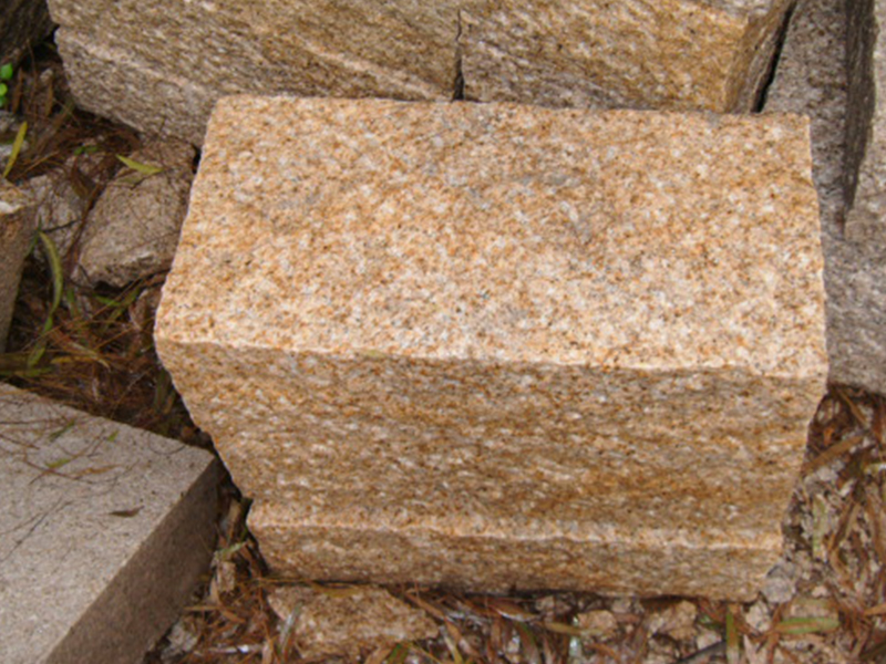 G682 Yellow Granite Exterior Wall Stone-5