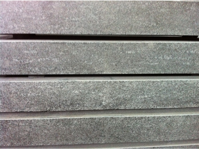 G684 Black Honed Finish Granite Stone Steps For Sale-2